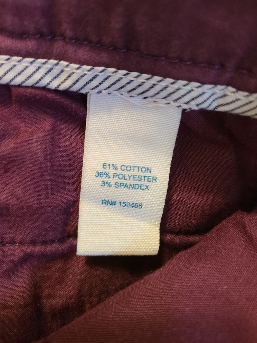 Stitch Fix Market & Spruce Purple Maroon Skinny Chinos Women's Size 4 - Picture 2 of 6